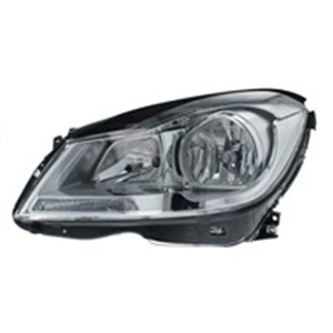 TYC 20-12980-05-2 - Headlamp L (H7/H7, electric, with motor, insert colour: chromium-plated) fits: MERCEDES C (C204), C T-MODEL 