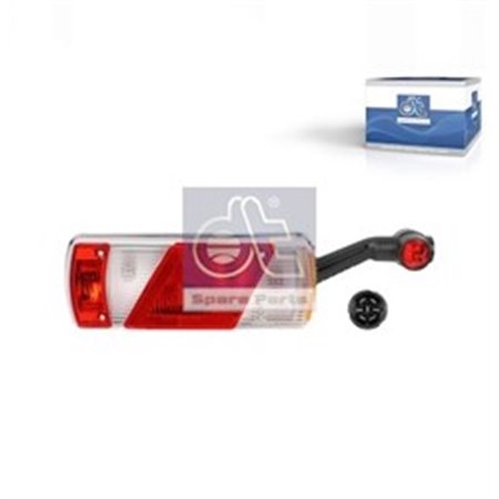 DT SPARE PARTS 10.99008 - Rear lamp R ECOPOINT II (24V, triangular reflector, with extension arm lamp, connector: 2 x ASS2 2PIN/