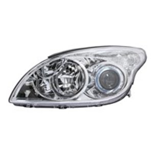 TYC 20-11782-05-2 - Headlamp L (H1/H7, electric, without motor, insert colour: chromium-plated) fits: HYUNDAI I30