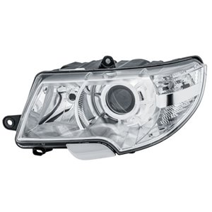 HELLA 1EL 247 047-251 - Headlamp L (halogen, H3/H7/W16W/W5W, electric, with motor, insert colour: chromium-plated, indicator col