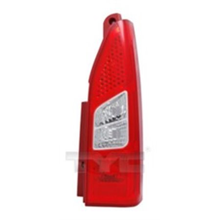 TYC 11-11379-01-2 - Rear lamp R (glass colour red, single tailgate) fits: CITROEN BERLINGO II PEUGEOT PARTNER II 04.08-03.15