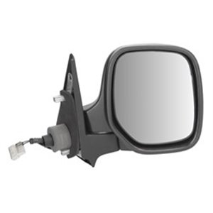 BLIC 5402-04-9252972 - Side mirror R (mechanical, embossed, with heating, under-coated) fits: CITROEN BERLINGO; PEUGEOT PARTNER 