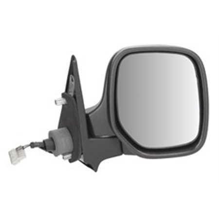 BLIC 5402-04-9252972 - Side mirror R (mechanical, embossed, with heating, under-coated) fits: CITROEN BERLINGO PEUGEOT PARTNER 