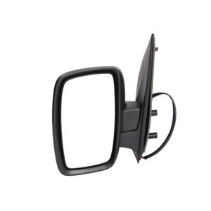 BLIC 5402-21-032361P - Side mirror L (electric, embossed, with heating, under-coated) fits: CITROEN JUMPY; FIAT SCUDO; PEUGEOT E