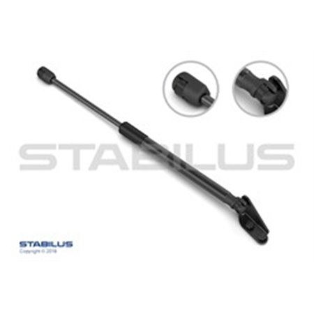 STABILUS 330324 - Gasfjäder baklucka max längd: 380,5mm, SUV:130,5mm passar: NISSAN LEAF LIFTBACK 11.10-