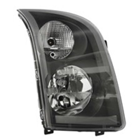 TYC 20-12351-05-2 - Headlamp R (H7/H7, electric, with motor, insert colour: black) fits: VW CRAFTER 2E 04.06-07.11