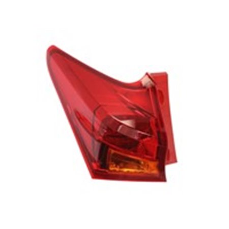 DEPO 212-191BL-UE - Baklykta L (extern, LED/W16W, blinkers färg gul, glasfärg röd) passar: TOYOTA AURIS E18 Hatchback