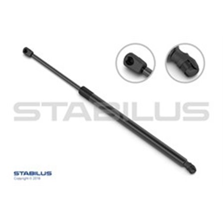 STABILUS 169955 - Gas spring trunk lid max length: 498,5mm, sUV:144mm fits: MERCEDES C T-MODEL (S205) KOMBI 09.14-