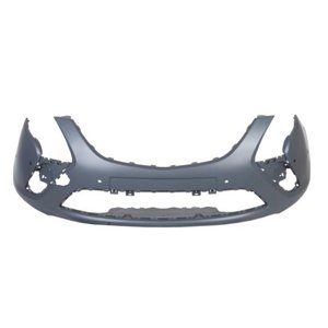 BLIC 5510-00-5064905Q - Bumper (front, with fog lamp holes, number of parking sensor holes: 6, for painting, TÜV) fits: OPEL ZAF