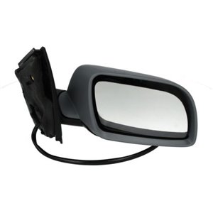 BLIC 5402-04-1129119P - Side mirror R (electric, embossed, with heating, under-coated) fits: VW POLO IV 9N 10.01-04.05