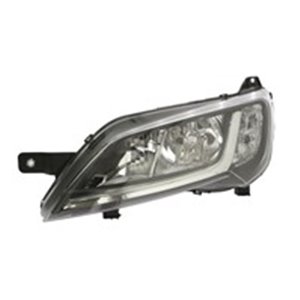 TYC 20-14776-15-2 - Headlamp L (H7/H7/W21, electric, with motor, insert colour: black) fits: CITROEN JUMPER; FIAT DUCATO; PEUGEO