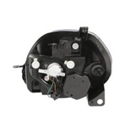 TYC 20-0849-35-2 - Headlamp R (H4, electric, with motor, insert colour: black) fits: FIAT GRANDE PUNTO 04.05-02.12
