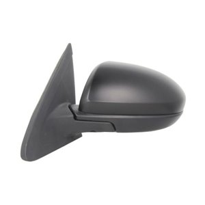 BLIC 5402-14-2001689P - Side mirror L (electric, aspherical, chrome, under-coated, electrically folding) fits: MAZDA 3 BL 12.08-