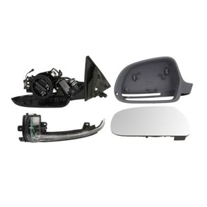 BLIC 5402-25-051361P - Side mirror L (electric, aspherical, with heating, under-coated) fits: AUDI A5 8T 01.06-07.16