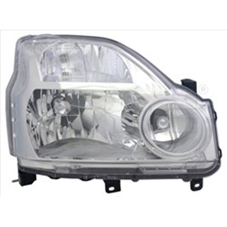 TYC 20-14399-15-2 - Headlamp R (H4, electric, with motor) fits: NISSAN X-TRAIL T31 06.07-09.10