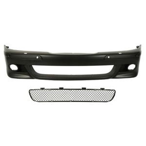 BLIC 5510-00-0065901KP - Bumper (front, with slats, M-TECHNIC, with fog lamp holes, with headlamp washer holes, with parking sen