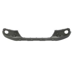 5511-00-5516221Q Bumper valance front (with fog lamp holes, with rail holes, black