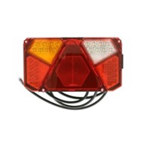 WAS 1019 W124DNL - Rear lamp L (LED, 12/24V, with indicator, reversing light, with stop light, parking light, reflector)