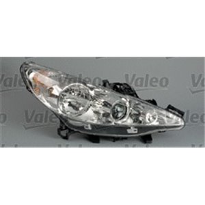 VALEO 043242 - Headlamp L (halogen, H1/H7/W5W, electric, with motor, indicator colour: transparent) fits: PEUGEOT 207 -07.13