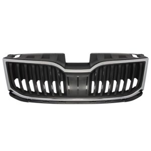 6502-07-7522996P Front grille (with strip, black/chrome) fits: SKODA OCTAVIA III 0