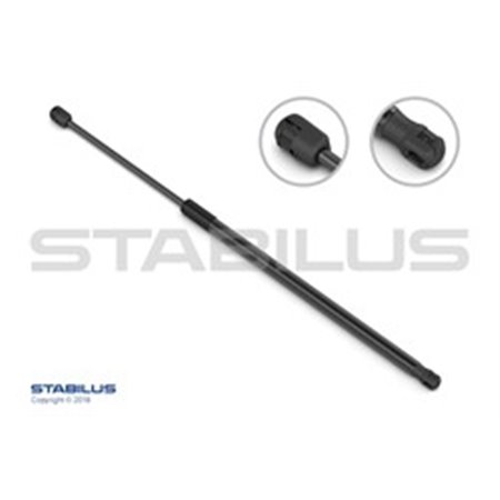 STABILUS 779623 - Gas spring trunk lid L/R fits: VW AMAROK PICK-UP/PLATFORMA / PODWOZIE 09.10-