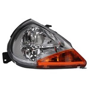 TYC 20-5321-08-2 - Headlamp R (H1/H7, electric, without motor, insert colour: chromium-plated) fits: FORD KA, STREET KA