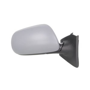 BLIC 5402-19-2002544P - Side mirror R (manual, embossed, chrome, under-coated) fits: TOYOTA YARIS XP90 01.05-11.10