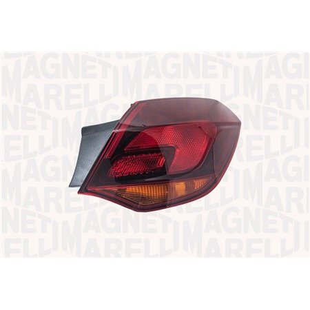 MAGNETI MARELLI 714021651703 - Rear lamp L (external, H21W/W5W, indicator colour orange, glass colour grey) fits: OPEL ASTRA J 5