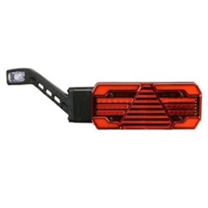 WAS 1784 DD L W248DD - Rear lamp L (LED, 12/24V, with indicator, with stop light, parking light, triangular reflector, with exte