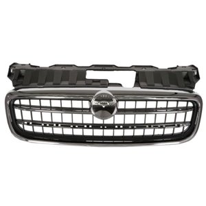 BLIC 6502-07-2018992P - Front grille (with frame, black/chrome) fits: FIAT LINEA 06.13-06.15