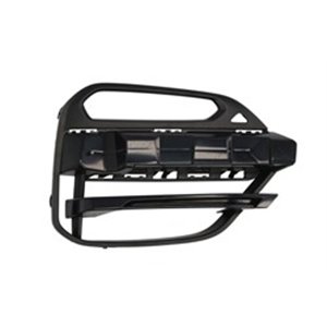 BLIC 6502-07-0097994P - Front bumper cover front R (Inner, with fog lamp holes, black) fits: BMW X3 G01 10.17-07.21