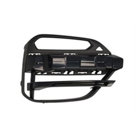 BLIC 6502-07-0097994P - Front bumper cover front R (Inner, with fog lamp holes, black) fits: BMW X3 G01 10.17-07.21