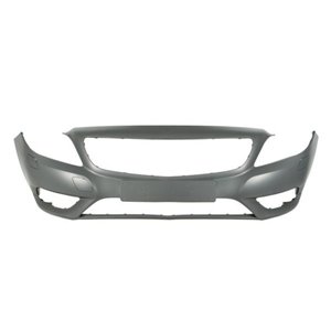 BLIC 5510-00-3509901P - Bumper (front, with headlamp washer holes, for painting) fits: MERCEDES B-KLASA W246/W242 11.11-09.14