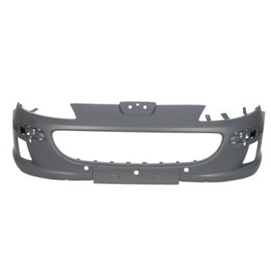 BLIC 5510-00-5537902Q - Bumper (front, number of parking sensor holes: 4, with rail holes, for painting, CZ) fits: PEUGEOT 407 0