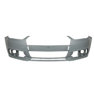 BLIC 5510-00-0047901P - Bumper (front, with a tow hitch plug, with parking sensor holes, for painting) fits: AUDI A1 8X 01.15-06