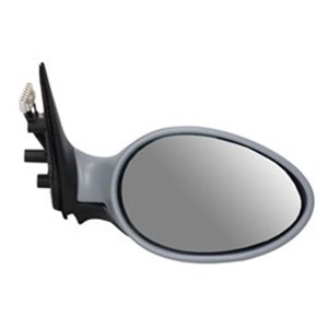 BLIC 5402-04-1129273 - Side mirror R (electric, embossed, with heating, blue, under-coated, with temperature sensor) fits: ALFA 