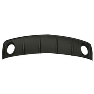 5511-00-1189970P Bumper valance rear (black, with a cut out for exhaust pipe: two)