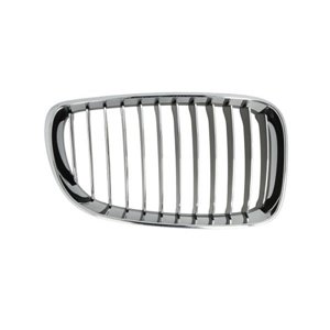 BLIC 6502-07-0085996P - Front grille R (black/chrome) fits: BMW 1 E81, E87, 1 E82, E88 03.07-12.13