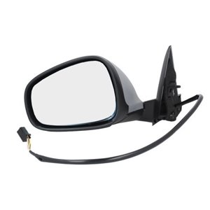 BLIC 5402-22-016361P - Side mirror L (electric, aspherical, with heating, blue, under-coated) fits: ALFA ROMEO MITO 09.08-03.16
