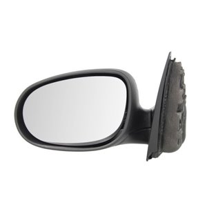 BLIC 5402-23-2001593P - Side mirror L (electric, embossed, with heating, chrome, under-coated) fits: LANCIA YPSILON 05.11-