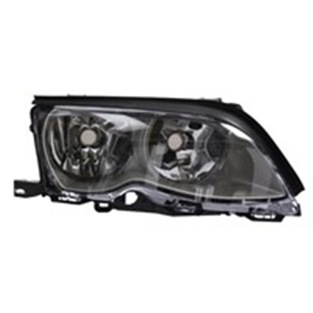 TYC 20-0321-11-2 - Headlamp R (H7/H7, electric, with motor, insert colour: titanium) fits: BMW 3 E46 06.01-09.06