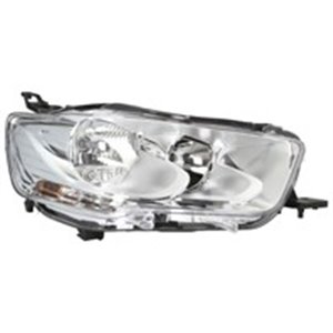 VALEO 045129 - Headlamp R (halogen, H1/H7/W5W, electric, with motor, indicator colour: transparent) fits: CITROEN C-ELYSEE 11.12