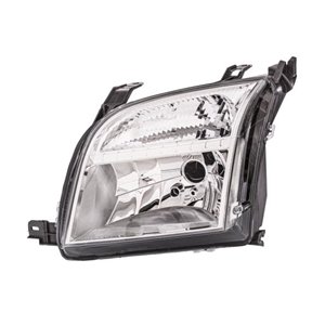 HELLA 1ED 246 044-211 - Headlamp L (halogen, H4/PY21W/W5W, electric, with motor, insert colour: silver, indicator colour: white)