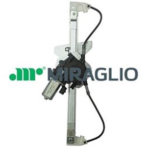 MIRAGLIO 30/1253 - Window regulator rear L (electric, with motor, number of doors: 4) fits: VOLVO S60 I, S80 I, V70 II, XC70 I 1