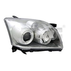TYC 20-11737-15-2 - Headlamp R (H1/H7, electric, with motor) fits: TOYOTA AVENSIS T25 07.06-12.08