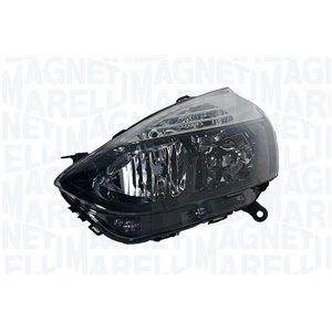 MAGNETI MARELLI 712103351110 - Headlamp R (halogen, H1/H7, electric, with motor, insert colour: black, indicator colour: orange)