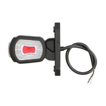TRUCKLIGHT SM-UN190L - Outline marker lights L, orange/red/white, LED, surface, hose length 300, on short arm, 12/24V (IP68)