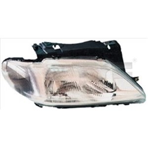 TYC 20-5546-08-2 - Headlamp L (H4, electric, without motor, insert colour: silver) fits: CITROEN XSARA