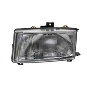 TYC 20-6154-15-2 - Headlamp L (H4, electric, mechanical, without motor, insert colour: black) fits: VW CADDY II, POLO CLASSIC 11