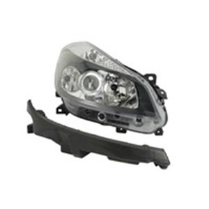 TYC 20-0795-15-2 - Headlamp R (2*H7/H1, electric, with motor, insert colour: black) fits: RENAULT CLIO III